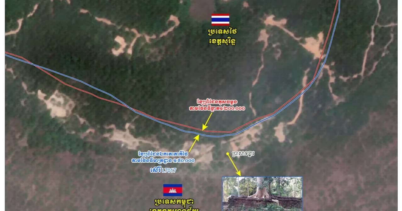 មន្ត្រីរដ្ឋលេខាធិការដ្ឋានកិច្ចការព្រំដែន៖ ប្រាសាទខ្នារ ស្ថិតក្នុងទឹកដីកម្ពុជាបើយោងតាមផែនទីមាត្រដ្ឋាន ១/២០០ ០០០ និងកំណត់ហេតុ (PV) បោះបង្គោលរបស់គណៈកម្មការឥណ្ឌូចិន-សៀម ឆ្នាំ១៩០៨ និង ១៩១៩ និងយោងតាមផែនទី L7017 មាត្រដ្ឋាន ១/៥០ ០០០ ដែលថៃគូសដោយឯកតោភាគី